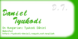 daniel tyukodi business card